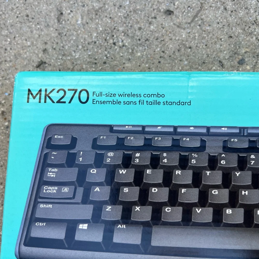 Logitech Wireless Keyboard and Mouse Combo - Blue
